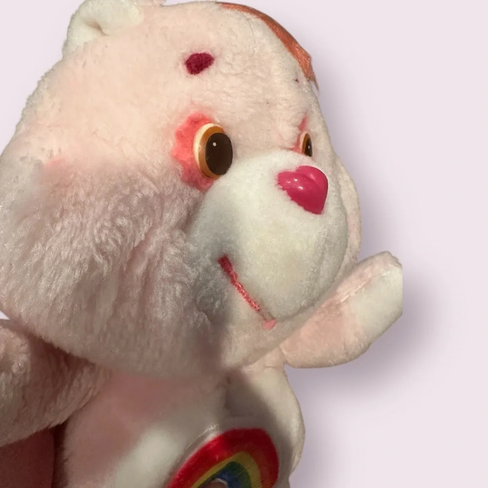 Vintage Cheer Care Bears Stuffed Animal Plush Toy 1980's - Picture 4 of 8